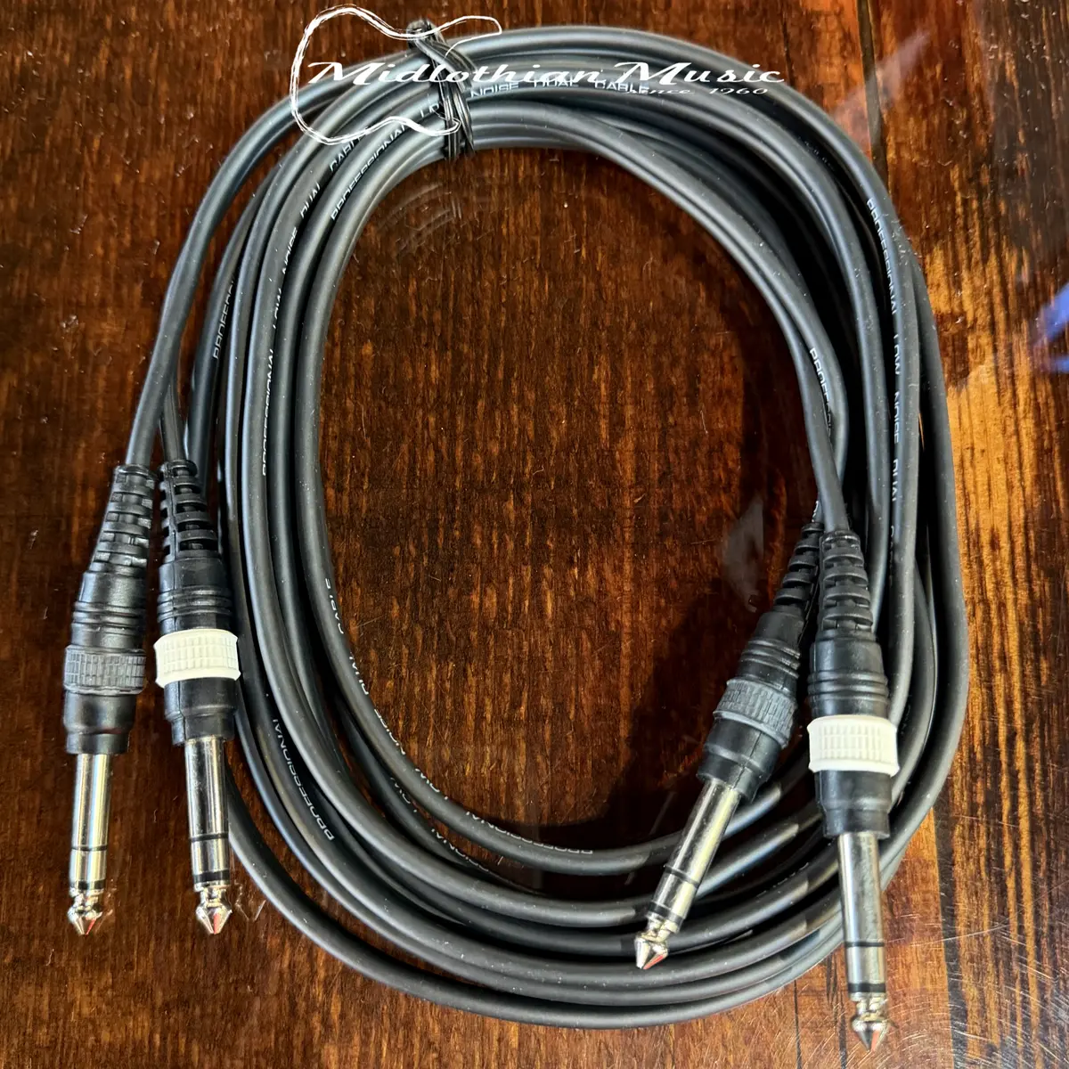 Un-Branded - Dual 1/4" Trs Male To Dual 1/4" Trs - Male Stereo Audio Cable - 10Ft 1
