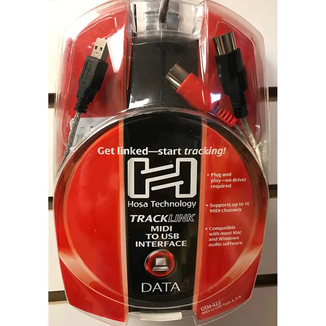 Hosa Technology Usm-422 Midi To Usb Type A (6Ft) 1