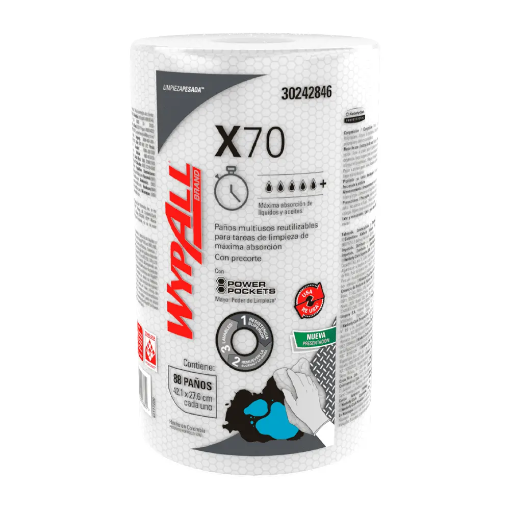 Paño Wypall X70 Plus Kimberly Clark 1