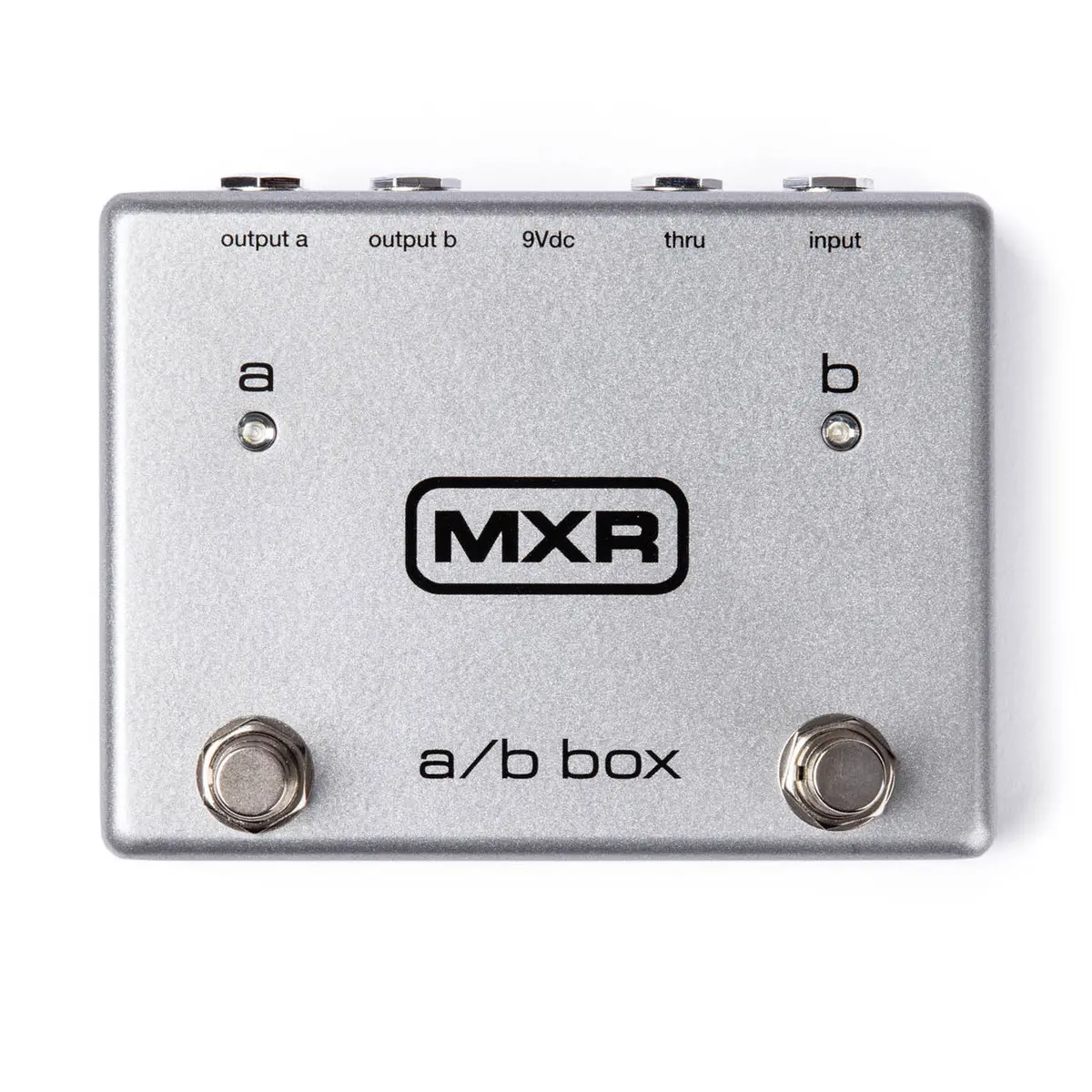 Mxr M196 A/B Box Signal Switcher Pedal - Silver Finish 1