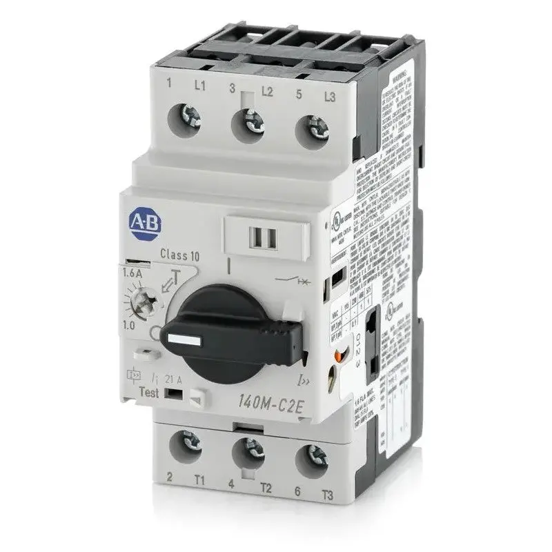 Allen-Bradley, 140M-C2e-B25, Breaker, Motor Protection, 2.5 Amp, C Frame, 3-Pole, Din Rail Mount, 600 Volt Ac - New No Box 1