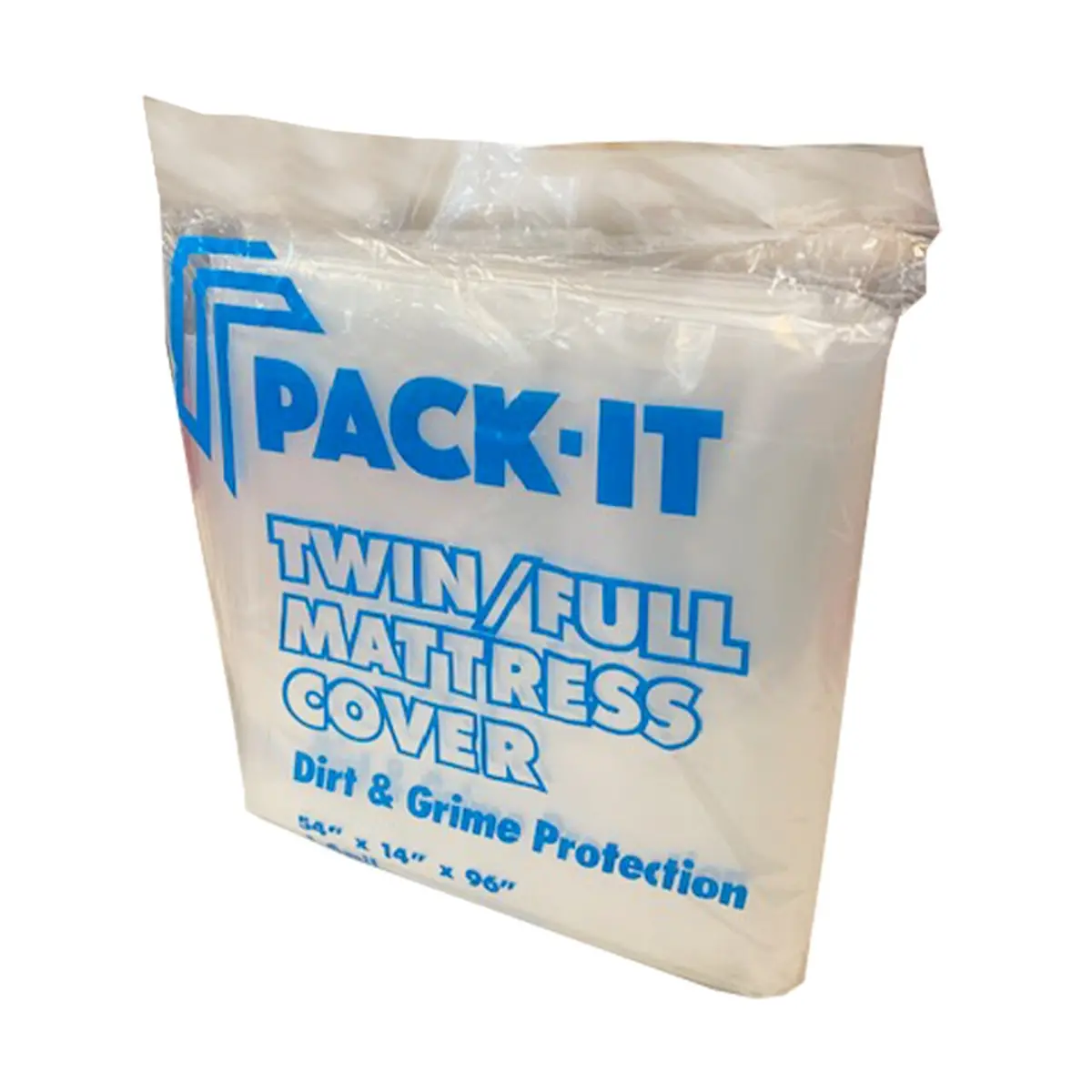 Pack-It Mattress Bag Cover Twin / Double 54" X 14" X 96" 1.6 Mil 1