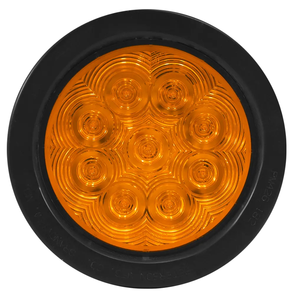 Faro Posterior 4" Ambar 9 Leds 12/24V (M826a-9) Peterson 1
