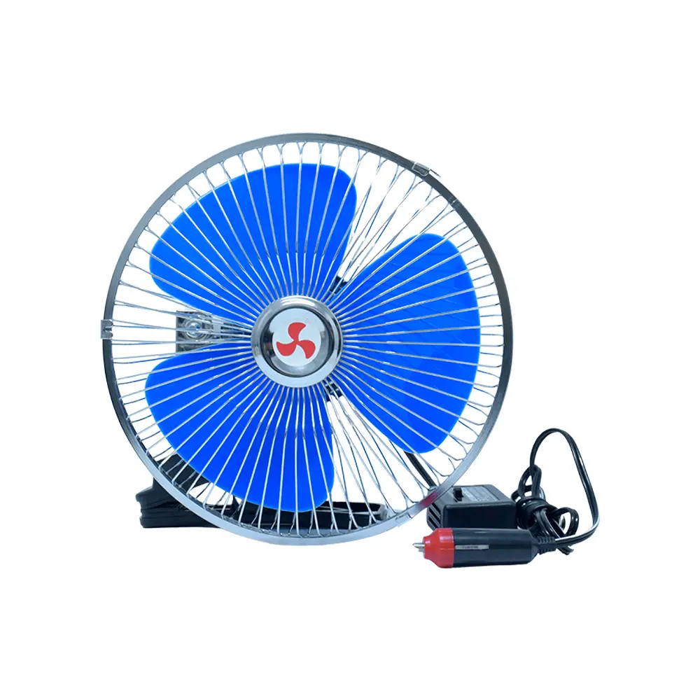 Ventilador Para Empernar Con Gancho 8" 12V Azul 1