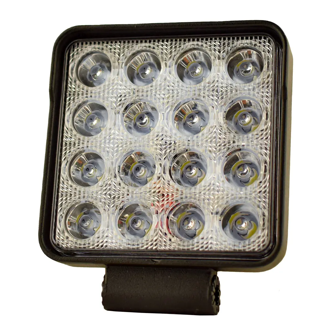 Faro De Trabajo Cuadrado 12/24V 16 Led 1
