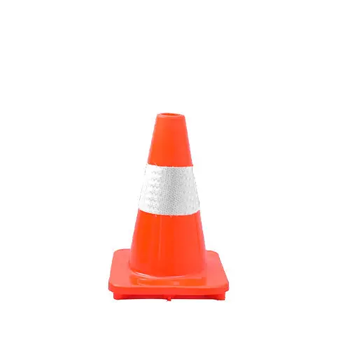 Cono De Seguridad Pvc 30Cm Con Cinta 12" (206-C) 1