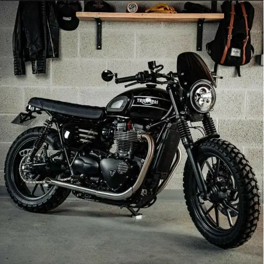 Motone Bedlam Slash Cut Turn Out Mufflers - Triumph Street Twin / Street Cup 2