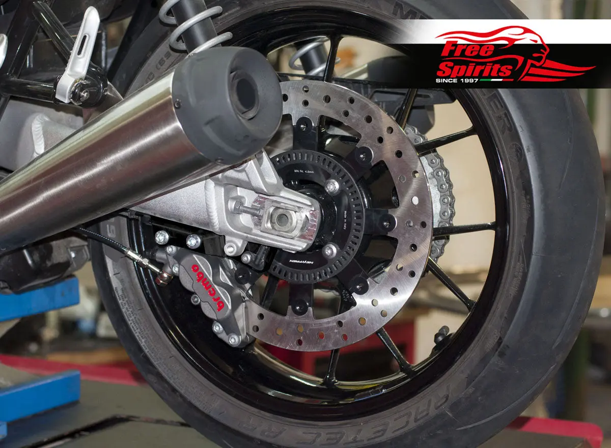 Free Spirits Brembo Rear Brake Upgrade Kit - Thruxton Rs And 22+ Speed Twin 2