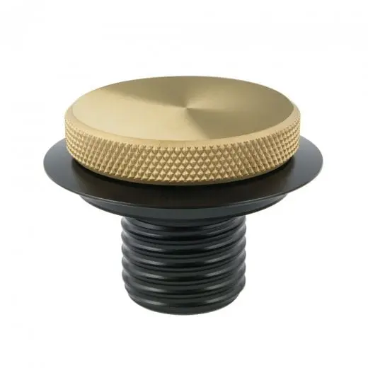 Motone Bmw Airhead Billet Gas Cap - Brass 1