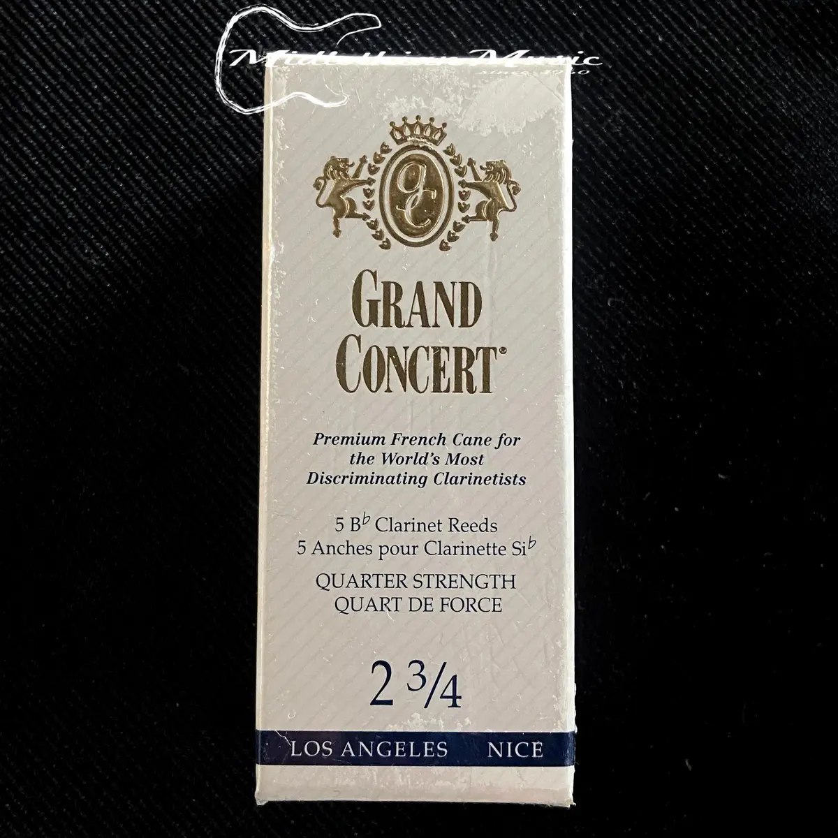 Rico - Grand Concert - 5 Clarinet Reeds - Size 2.75 - Box Of 5 - New Old Stock! 1