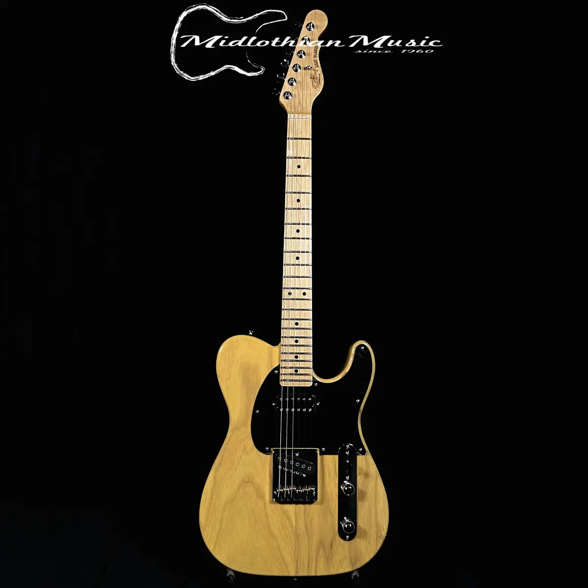 G&L Usa Asat Classic Bluesboy Custom Electric Guitar - Butterscotch Blonde Finish W/Case 1