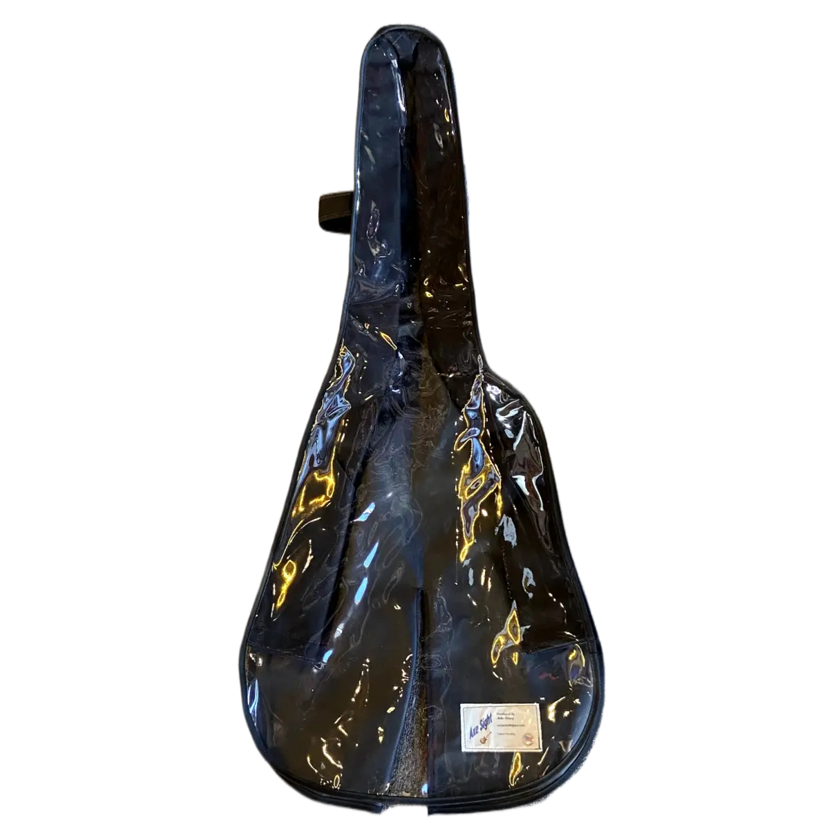 Axe Sight - Clear (See-Through) Guitar Cover - Black Finish 1