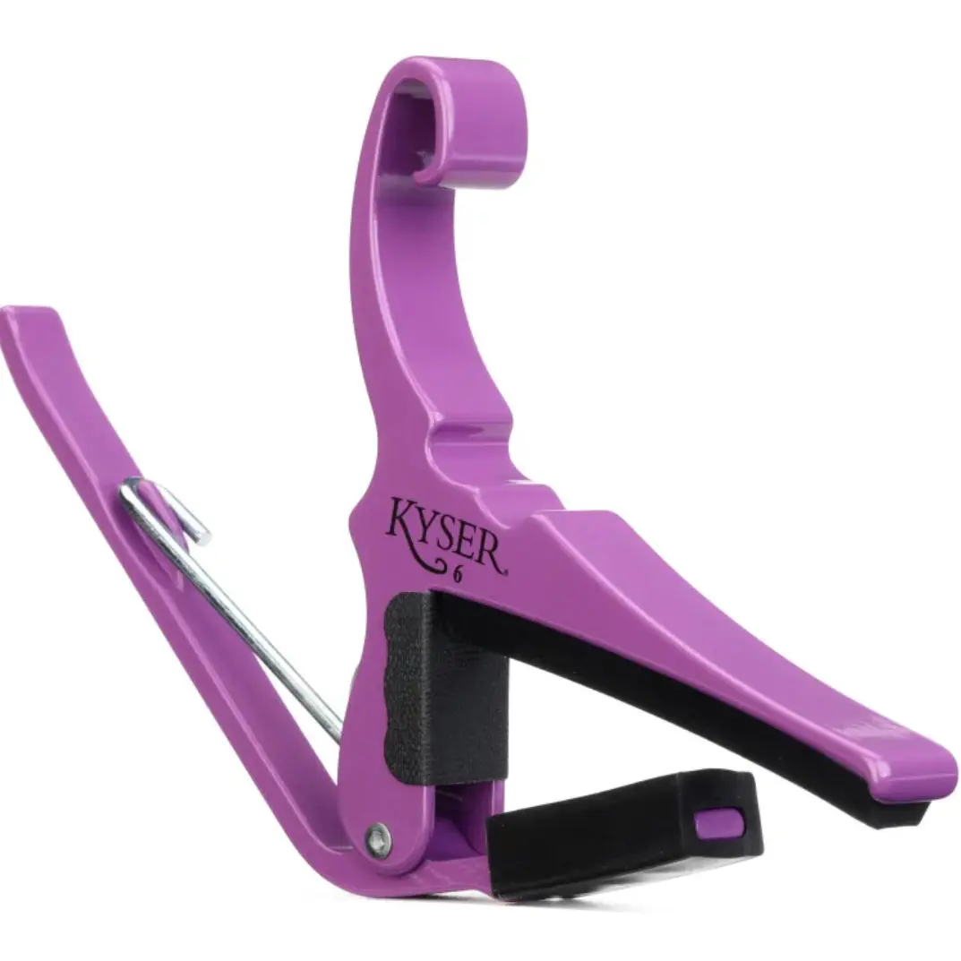 Kyser Quick-Change - 6-String Acoustic Guitar Capo (Choose Finish) 1