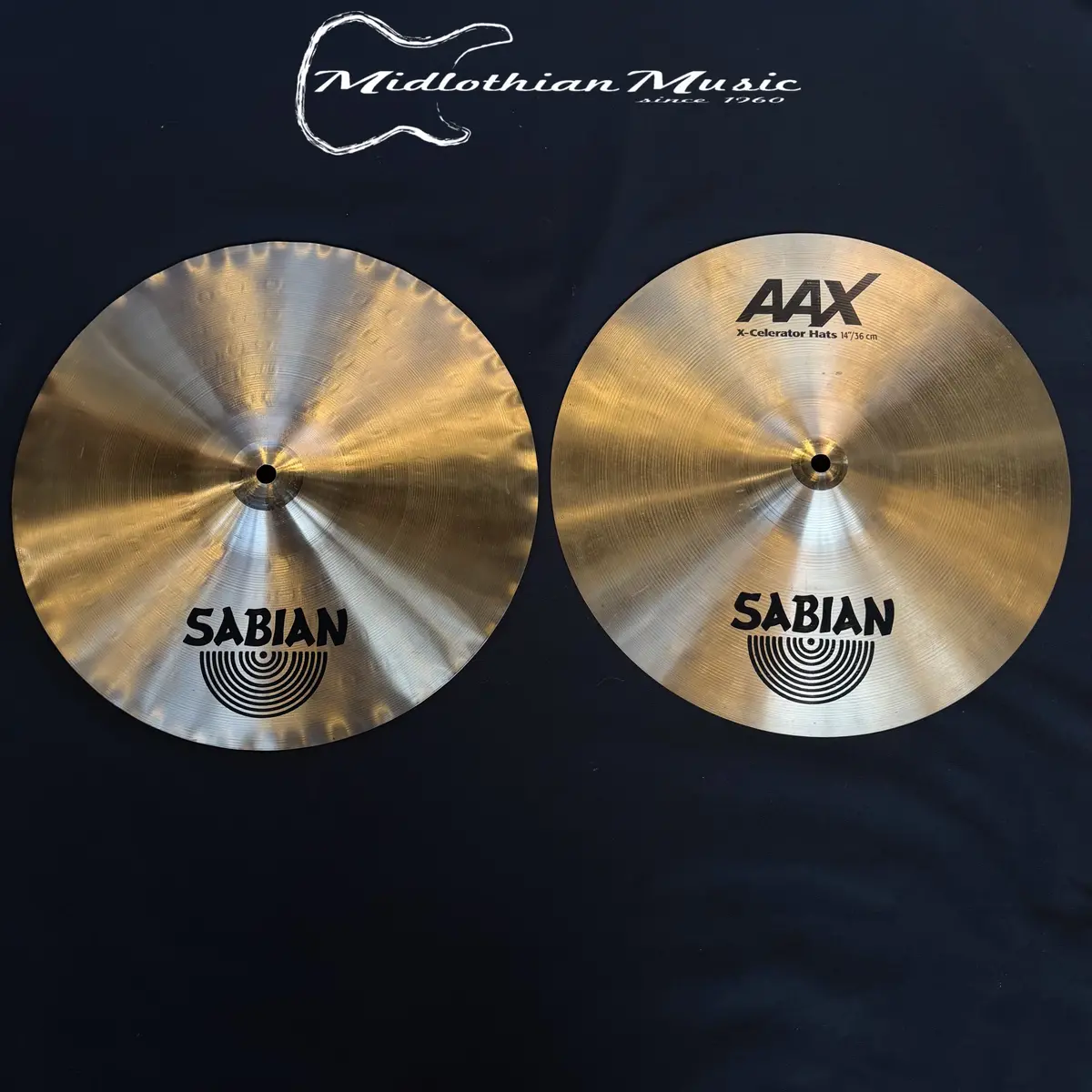 Sabian - 14" - Aax X-Celerator Hi-Hat Cymbals (Pair) Used 1