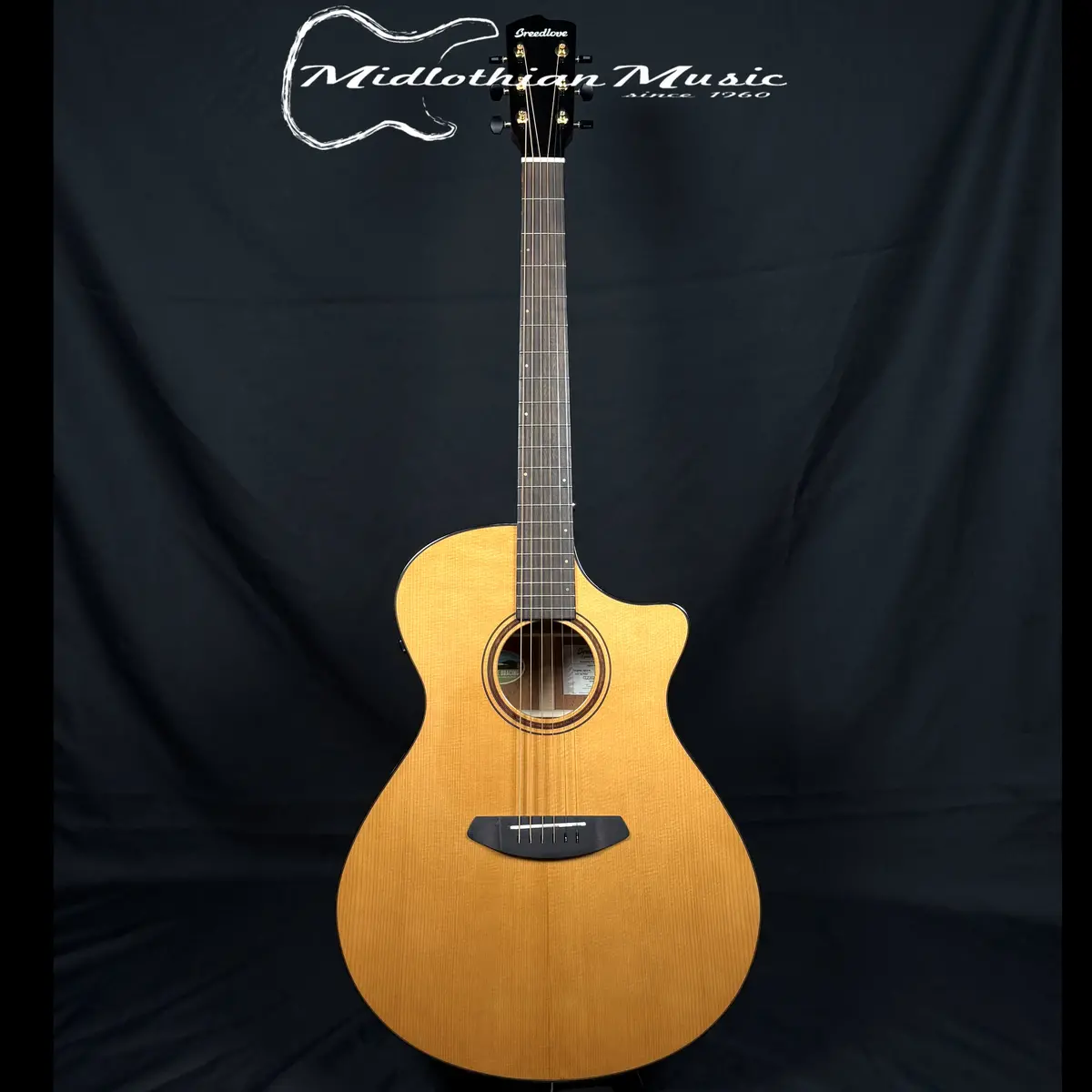 Breedlove - Organic Performer Pro Dreadnought Concerto Ce Acoustic-Electric Guitar W/Case - Aged Toner & Suede Burst Back Finish 1