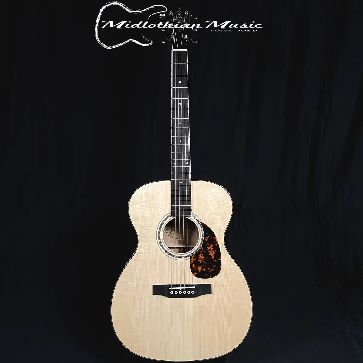 Larrivee Om-09 Silver Oak Custom 6-String Acoustic Guitar W/Case - Natural Gloss Finish (139382) 1