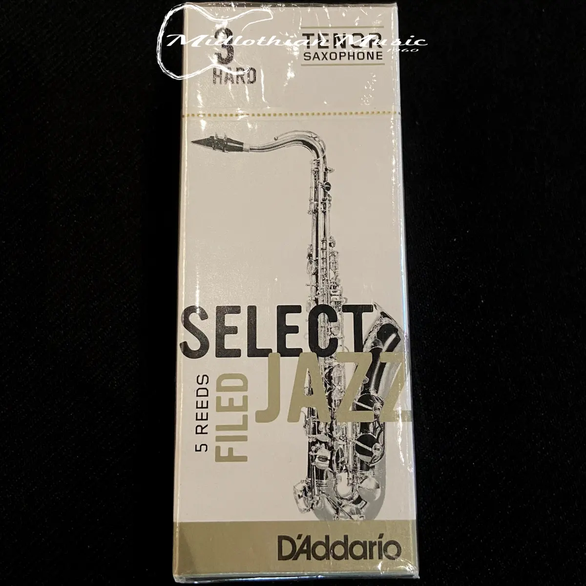 D'addario Select Jazz Filed Reeds - Box Of 5 Reeds - 3 Hard Size - New Old Stock 1