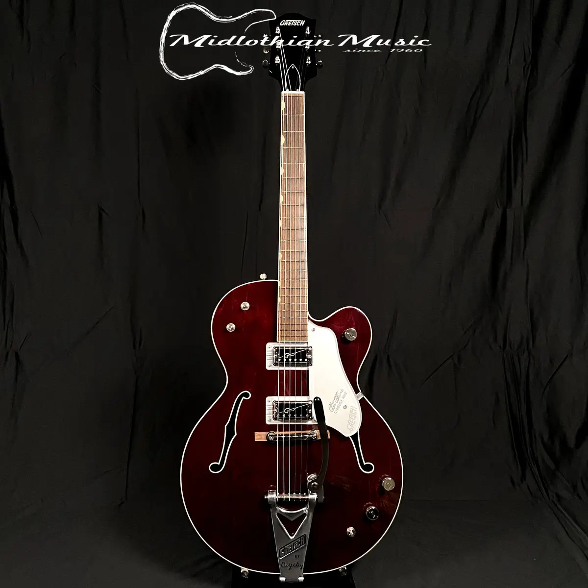 Gretsch G6119t-62 Vintage Select Edition - '62 Tennessee Rose - Hollow Body W/Bigsby & Case - Deep Cherry Stain Finish 1