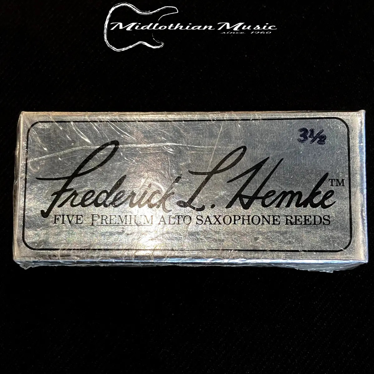 Frederick L. Hemke - 5 Premium Alto Sax Reeds - 3.5 Size - New Old Stock 1