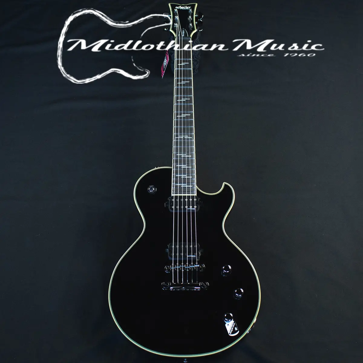 Schecter Solo-Ii Blackjack Electric Guitar - Black Gloss Finish 1