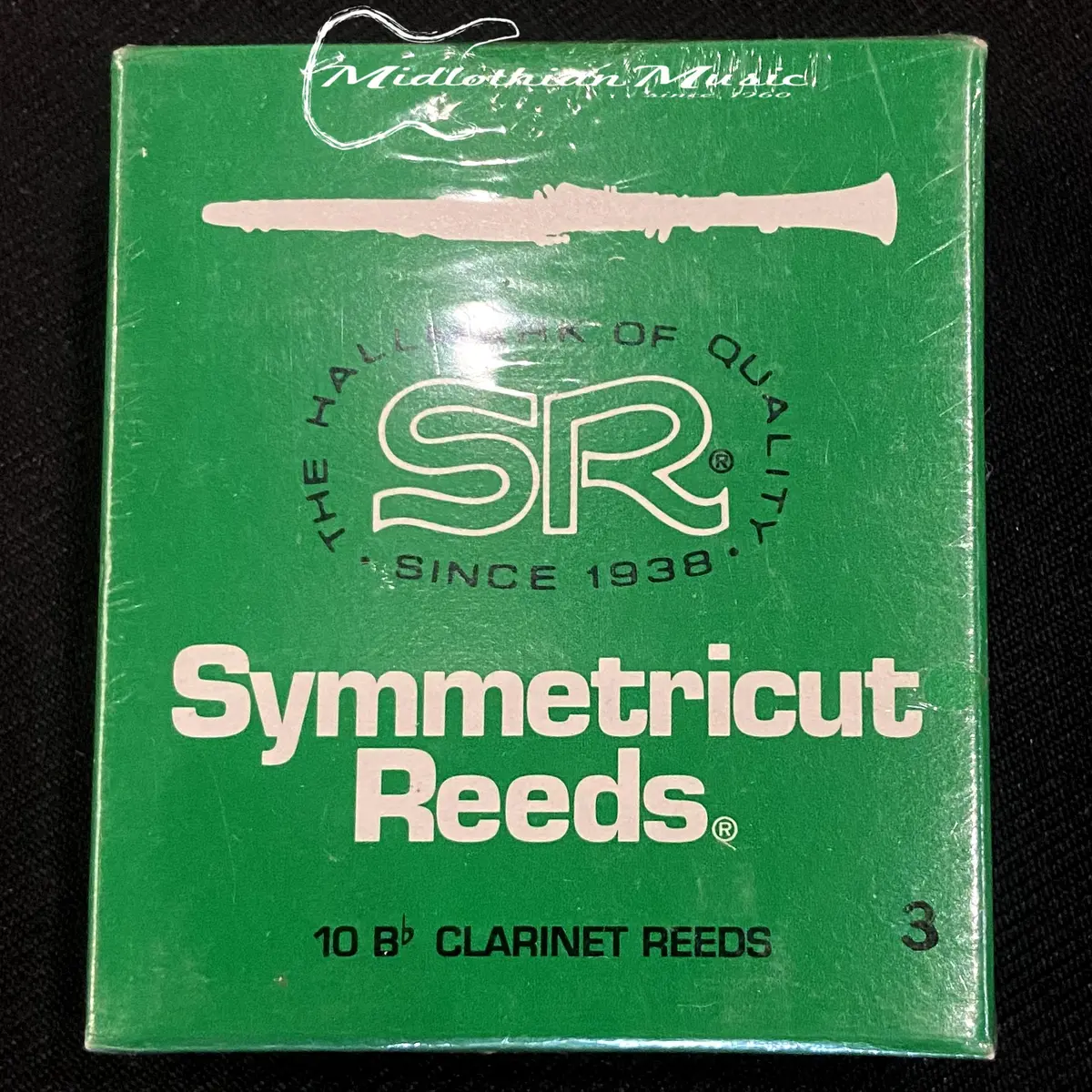 Rico Symmetricut Reeds - 10 Bb Clarinet Reeds - Size 3.0 - New Old Stock! 1