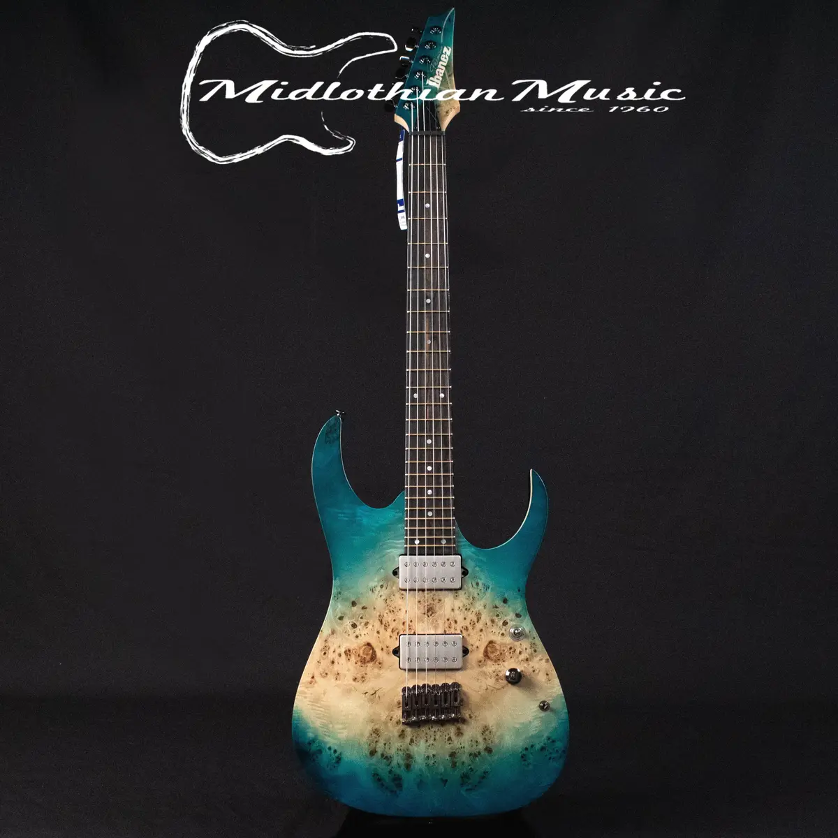 Ibanez Premium Rg1121pb - Caribbean Islet Flat Finish W/Gig Bag (Display Model/Discounted) 1
