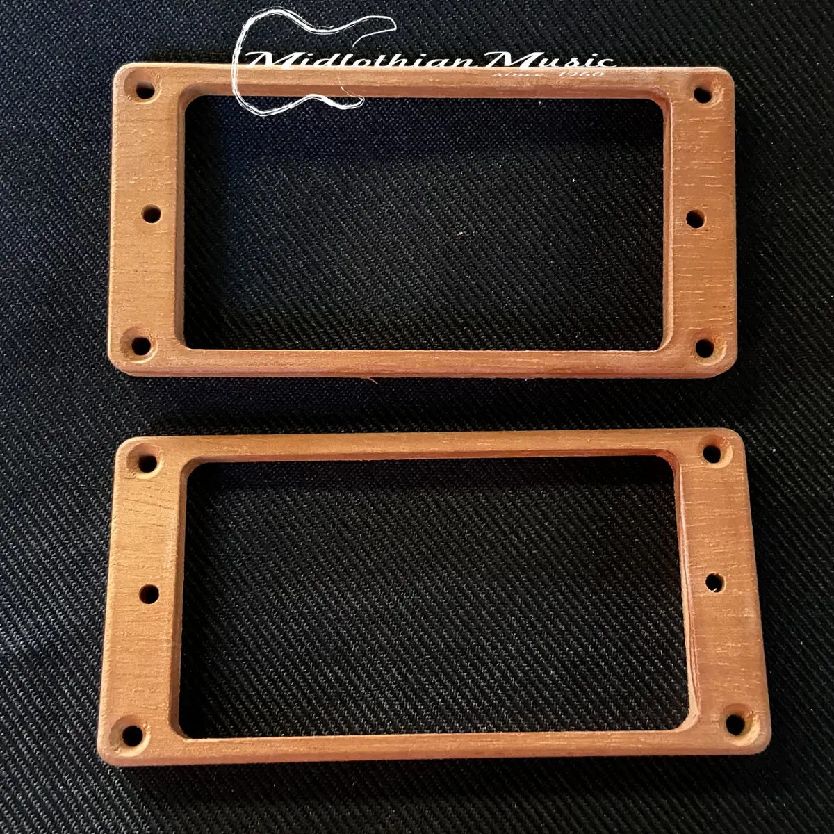 Guilford Guitars - Flat Mahogany Pickup Rings W/Light Stain - Guitar Accessories 1