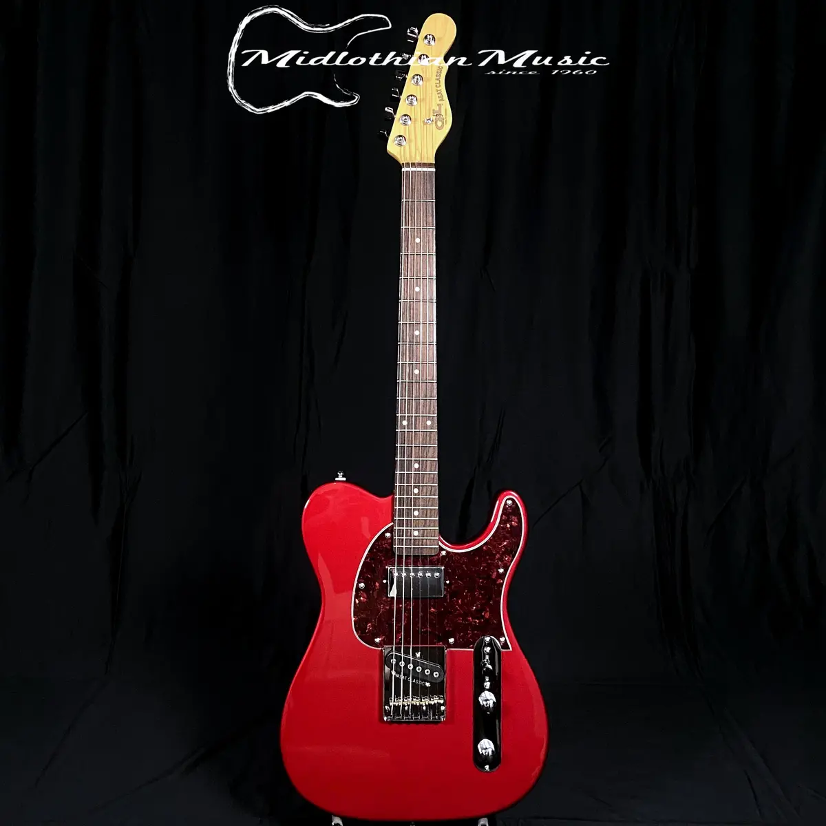 G&L Tribute Asat Classic Bluesboy Electric Guitar - Candy Apple Red Gloss Finish 1