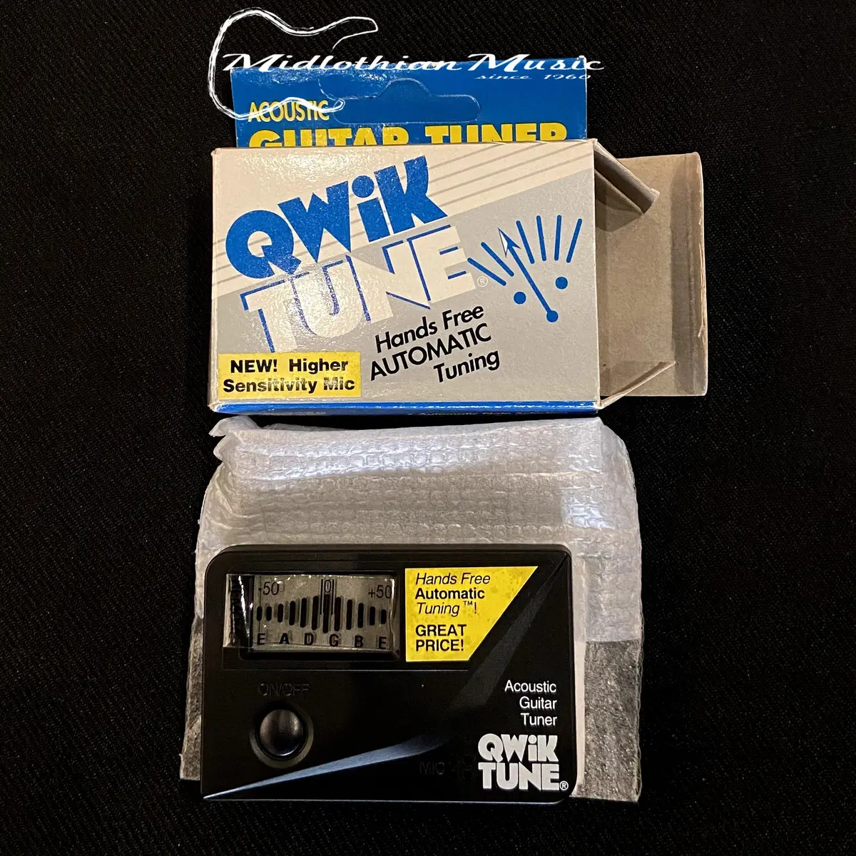 Qwik Tune Automatic Acoustic Guitar Tuner Qt-4 - Black Finish 1