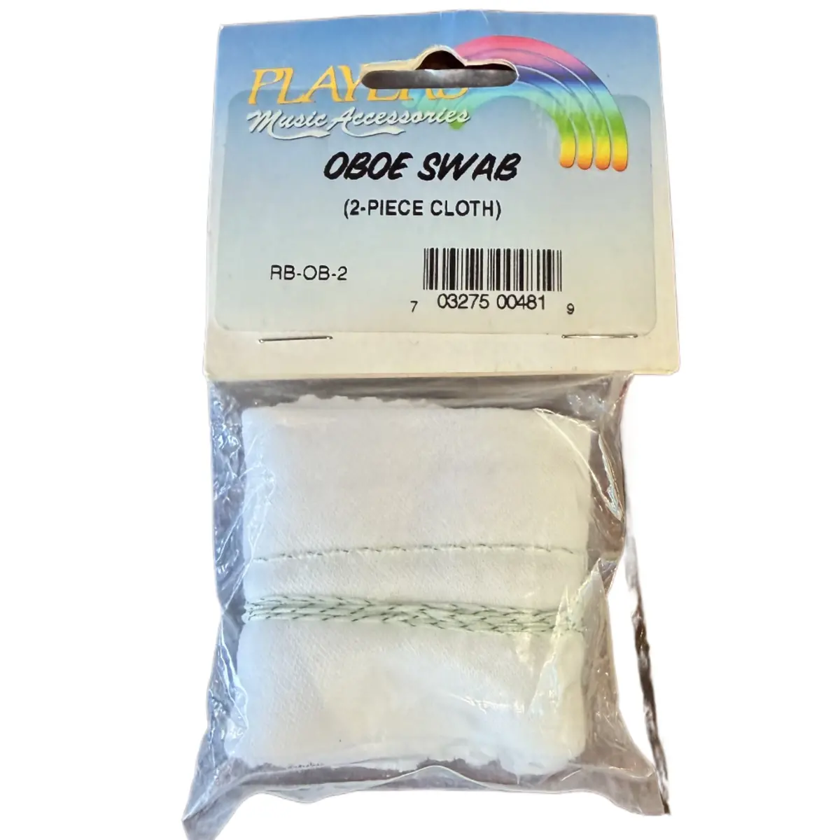 Players Music Accessories - Oboe Swab (2-Piece Cloth) (Rb-Ob-2) 1
