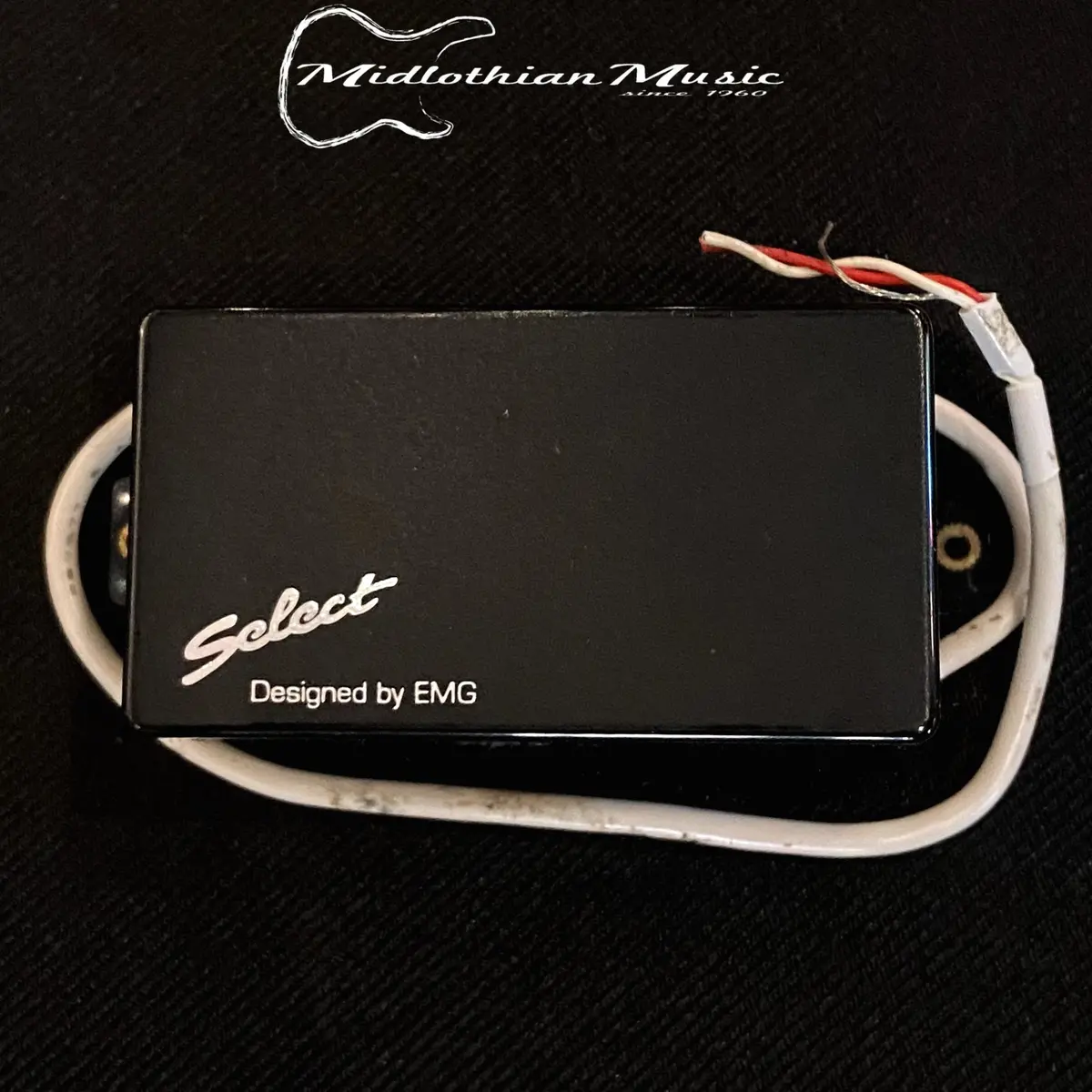 Emg Select - Sehg - Passive Humbucker W/2 Conductor Wire - Black Finish - New Old Stock! 1