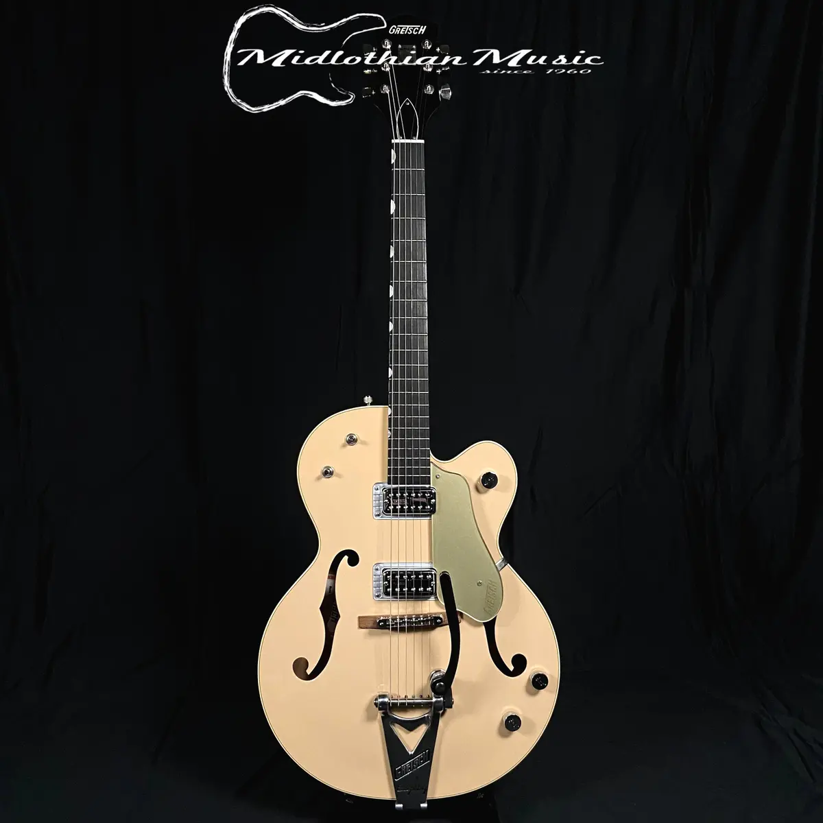 Gretsch G6118t-Ltv 125Th Anniversary Guitar - Jaguar Tan Finish W/Case Discounted 1