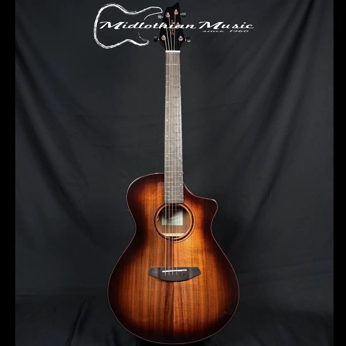 Breedlove - Eco Pursuit Exotic S Koa - Concert Ce - Acoustic-Electric Guitar - Edgeburst Gloss Finish 1
