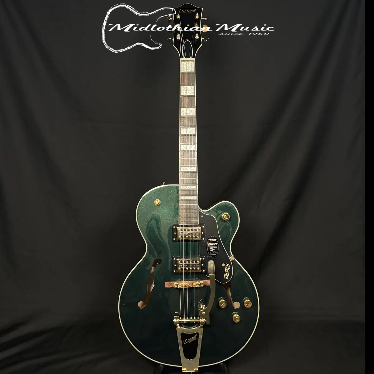 Gretsch - G2420tg Streamliner Hollow Body W/Bigsby Ltd - Cadillac Green Finish 1