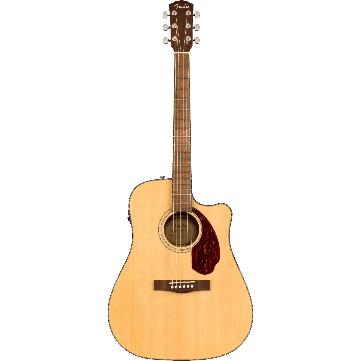 Fender Cd-140Sce - Acoustic/Electric Guitar W/Case - Natural Gloss Finish 1
