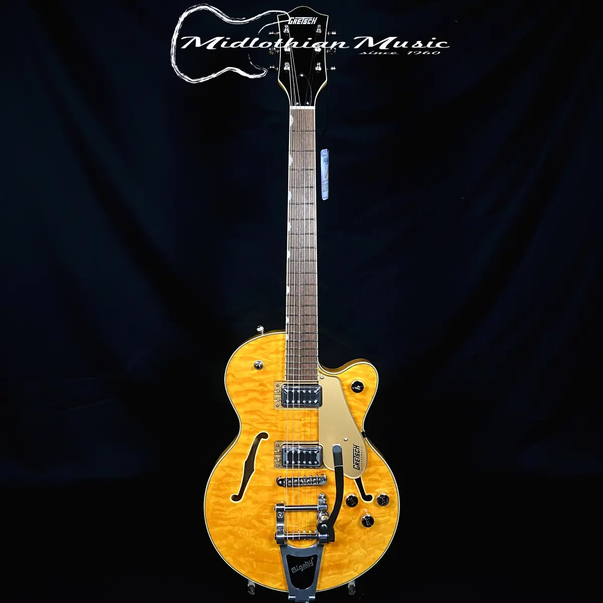 Gretsch G5655t-Qm Electromatic Center Block Jr. Single-Cut Quilted Maple W/Bigsby - Speyside Gloss Finish 1