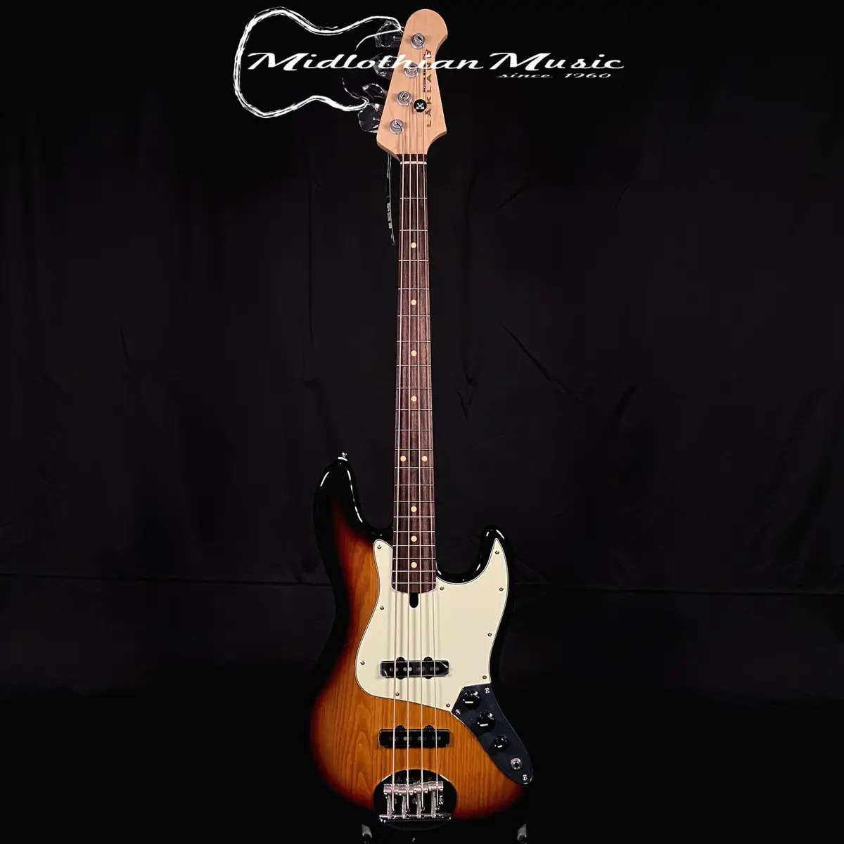 Lakland Skyline Jo-04R Aka 44-60 - B-Stock - 4-String Bass Guitar - 3 Tone Sunburst Gloss Finish W/Free Gator Gig Bag 1