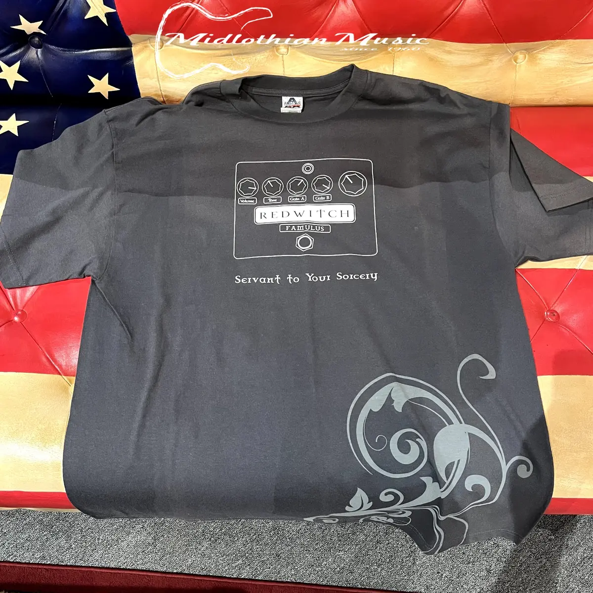 Red Witch - Guitar Effects Pedals - T-Shirt - Gray Finish - Xl 1