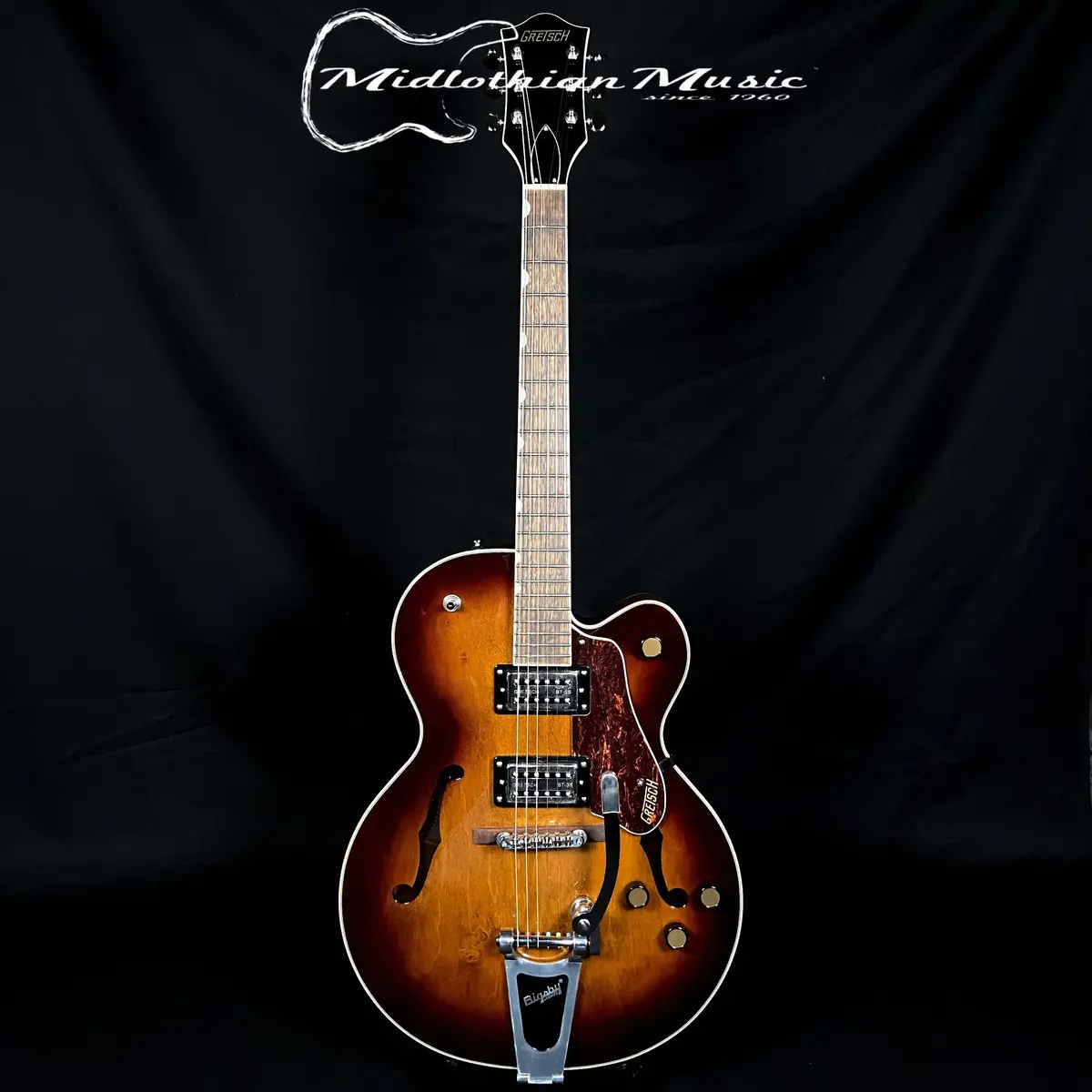 Gretsch G2420t Streamliner - Hollowbody Electric Guitar W/Bigsby - Havana Burst Gloss Finish 1