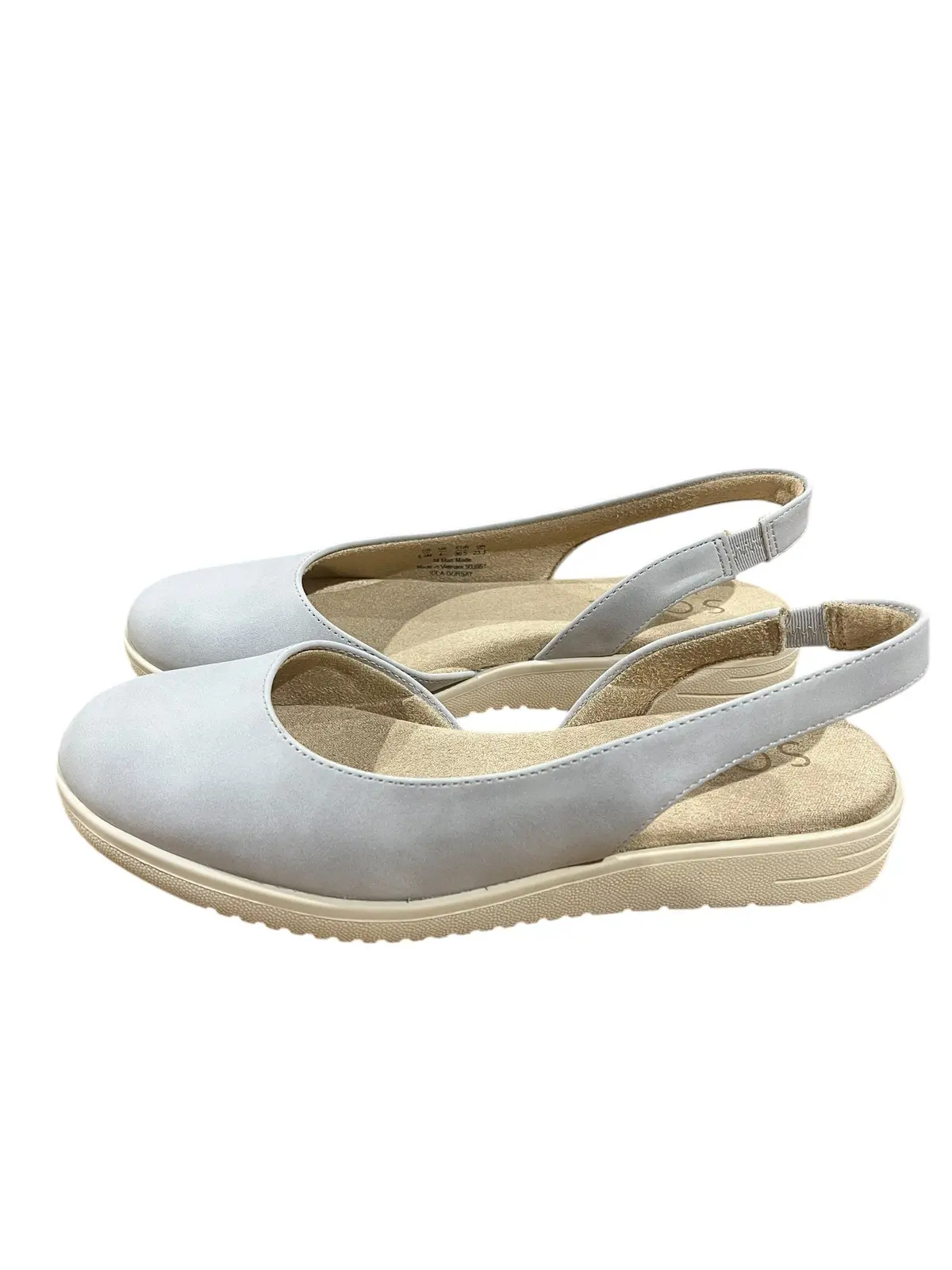Soul Naturalizer, Women's, Idea-Dorsay, Slingback, Flats, Grey, Size 6.5 1