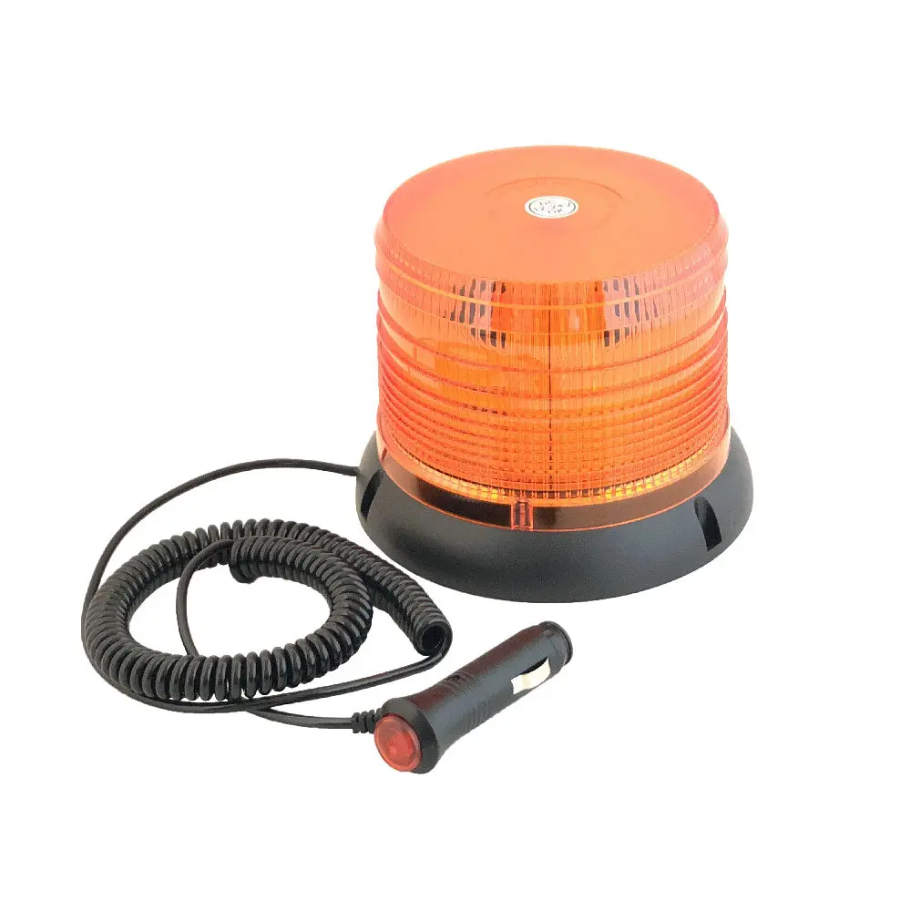 Circulina Estroboscópica Led Con Imán 12V 24V Ámbar Gpc 1