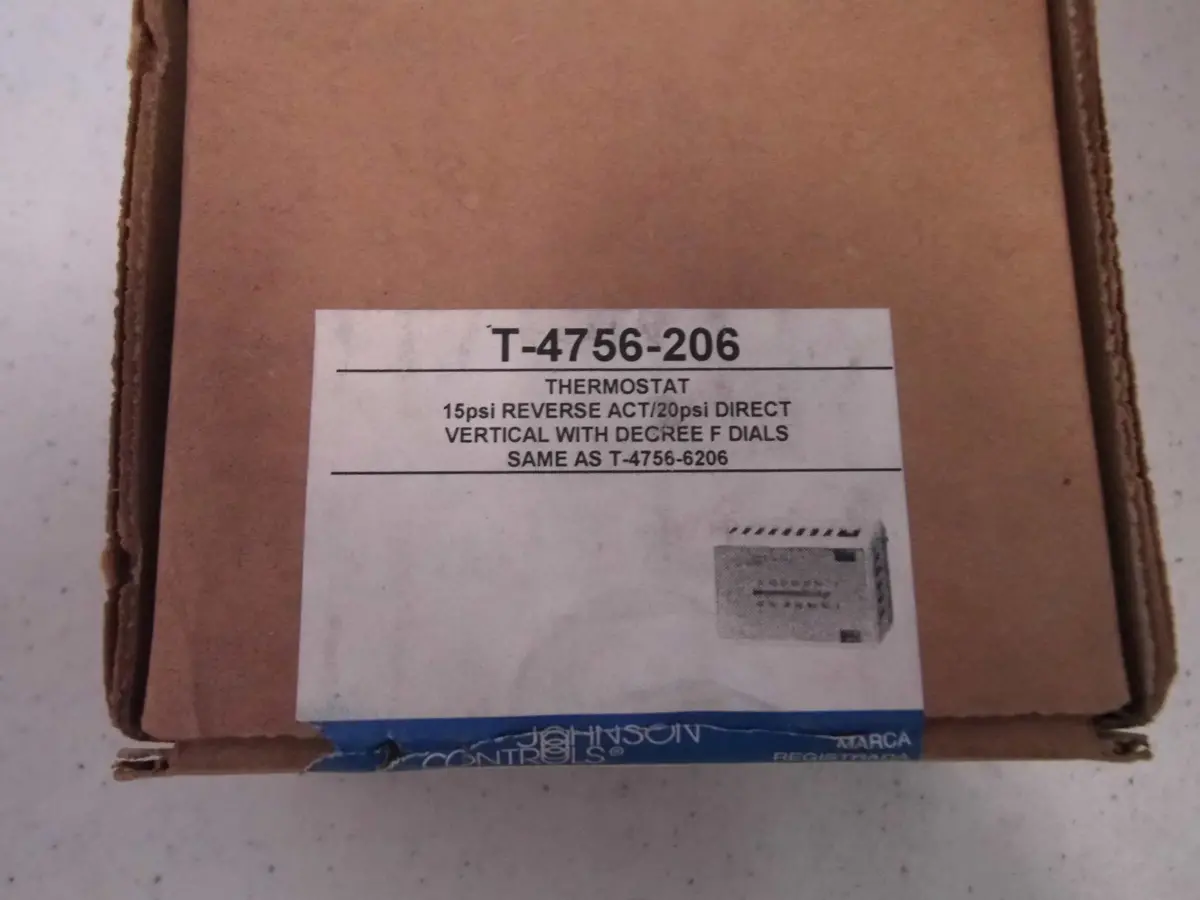 Johnson Controls Heating-Cooling High Volume Output Thermostats T-4756-206 1