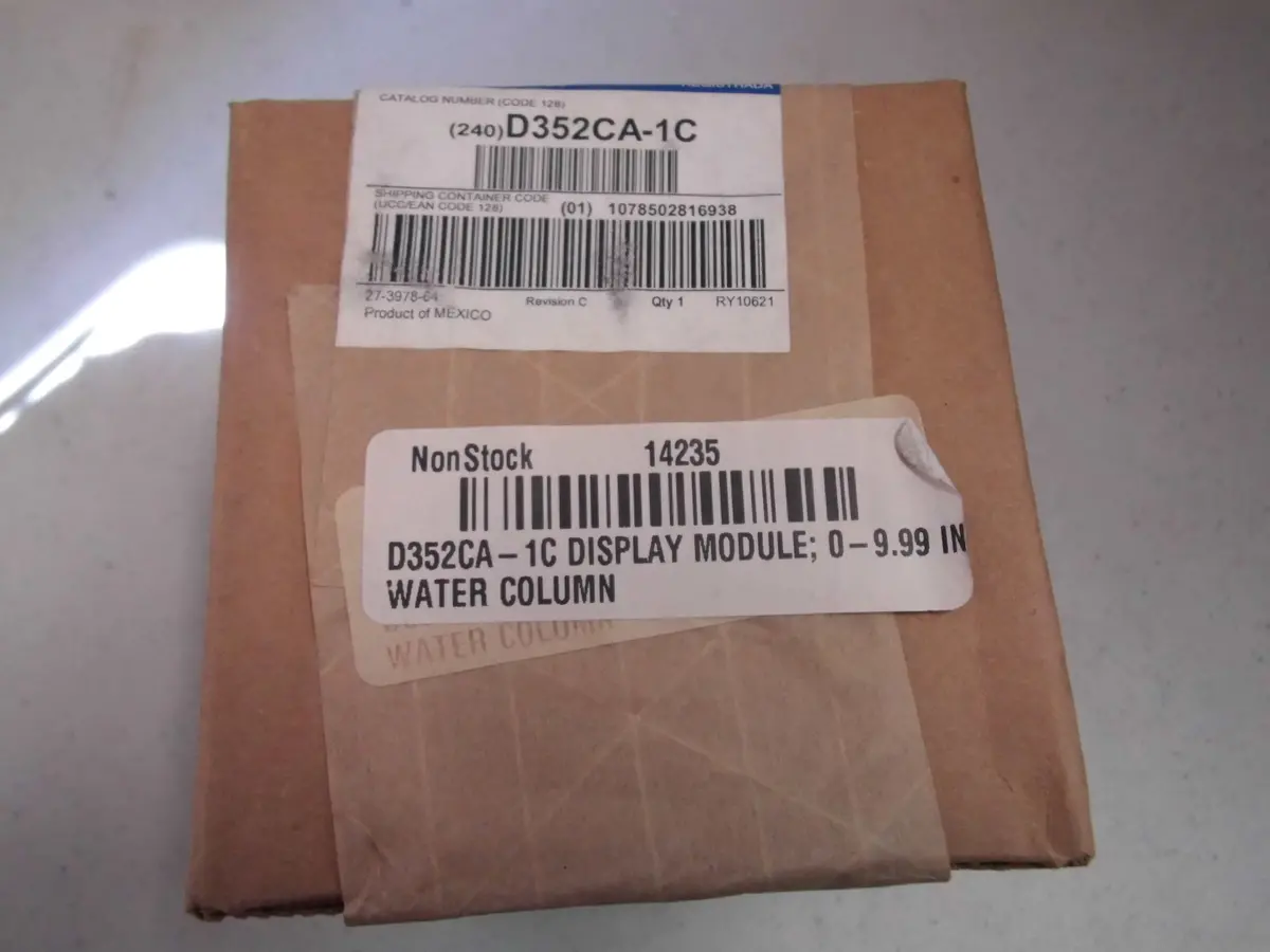 Johnson Controls Pressure Display Module, D352ca-1C 1