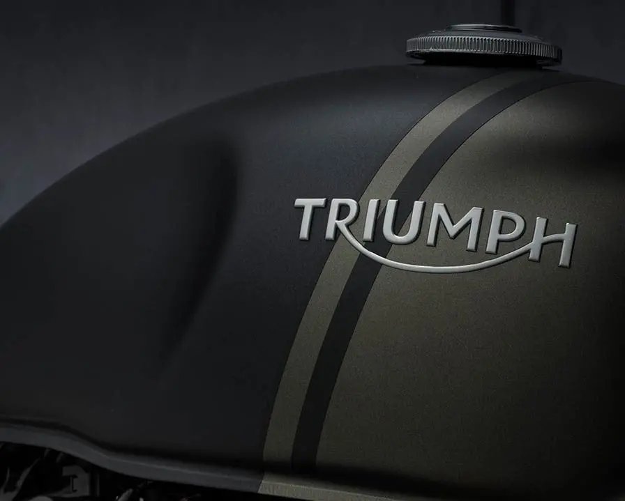Triumph Silver Tank Emblems - Pair 1