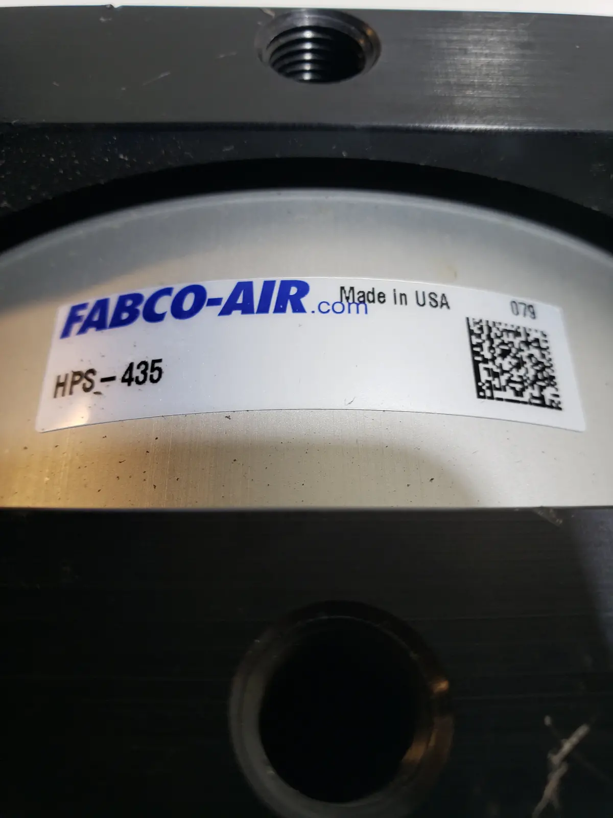 Fabco-Air Hps - 435 Pneumatic Air Pancake Cylinder 1