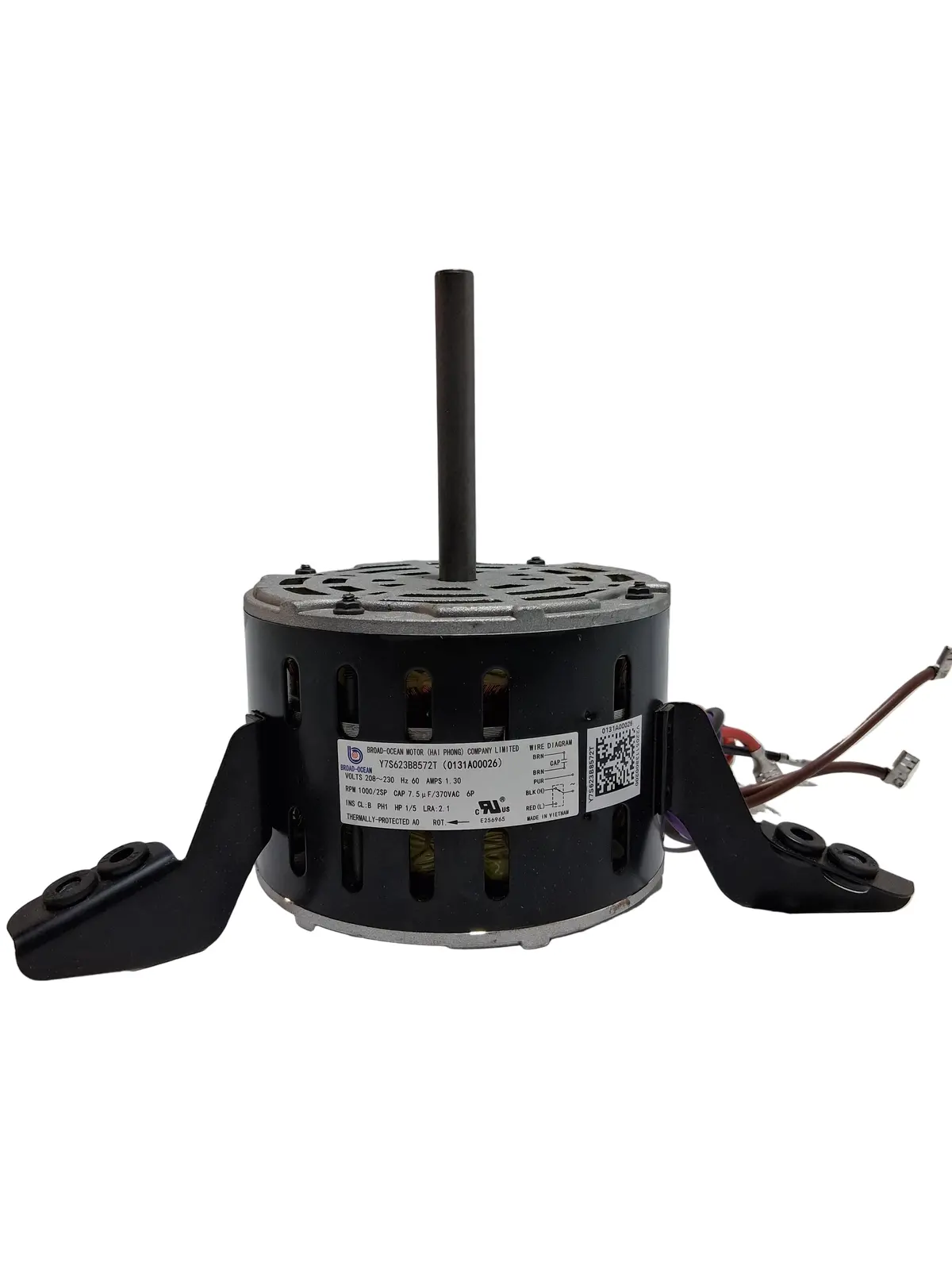 Broad-Ocean, Blower Motor, 1/5 Hp, 208/230V, 1/5Hp Y7s623b8572t) 1