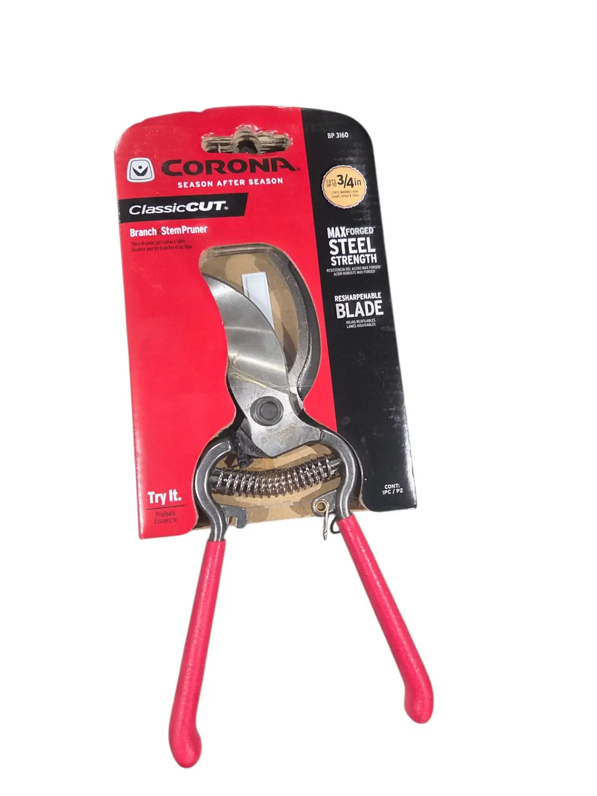 Corona Ergopro Bypass Hand Pruner - 1 Inch 1