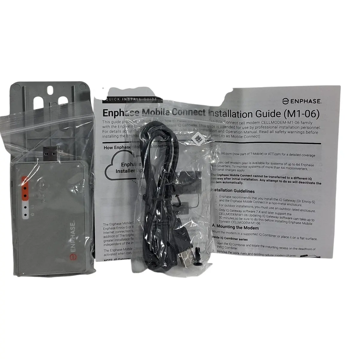 Enphase Cellmodem‑M1‑06‑Sp‑05 — Mobile Connect Lte Cat‑M1 Cellular Modem 1