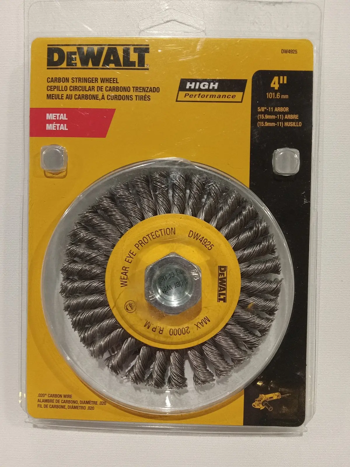 Dewalt Carbon Stringer Wheel 1