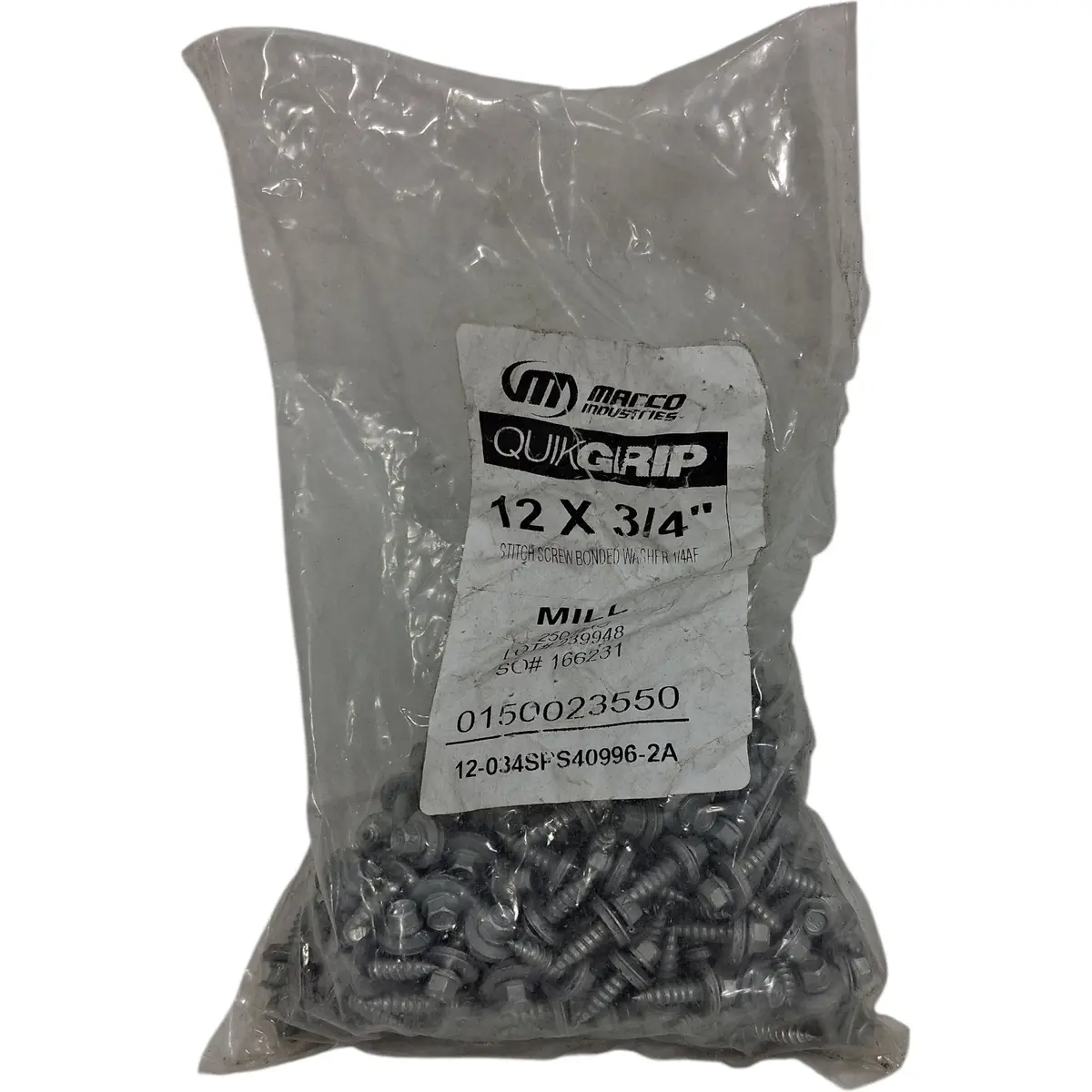 Marco Ind. Quickgrip 12X3/4" Mill Stitch Screw 250Ct 1